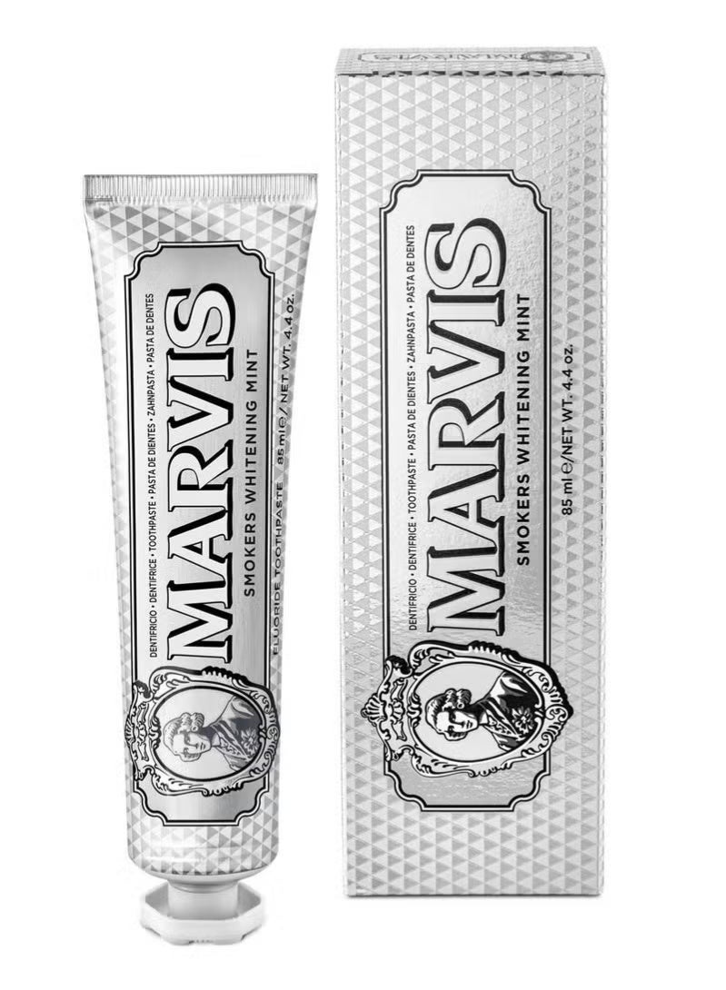 Marvis Whitening Mint Toothpaste - 85ml/4.4 Oz With Xylitol | Fresh Breath & Brighter Teeth - Image 1
