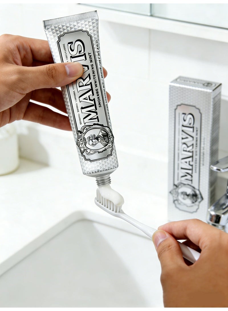 Marvis Whitening Mint Toothpaste - 85ml/4.4 Oz With Xylitol | Fresh Breath & Brighter Teeth - Image 2