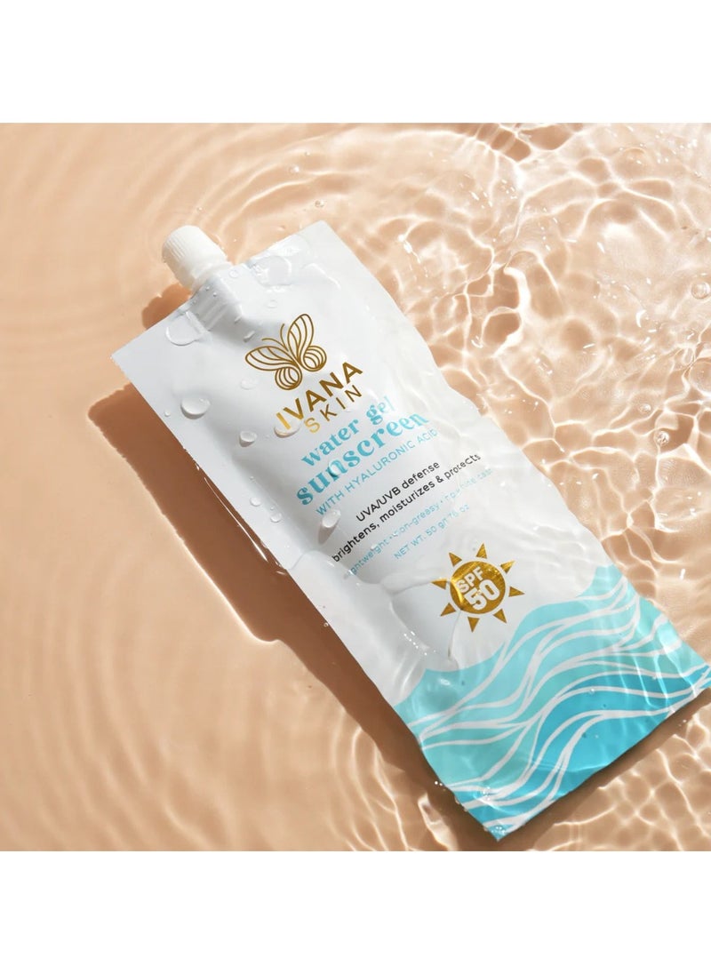 IVANA SKIN - Water Gel Sunscreen With Hyaluronic Acid 50 grams - Image 1