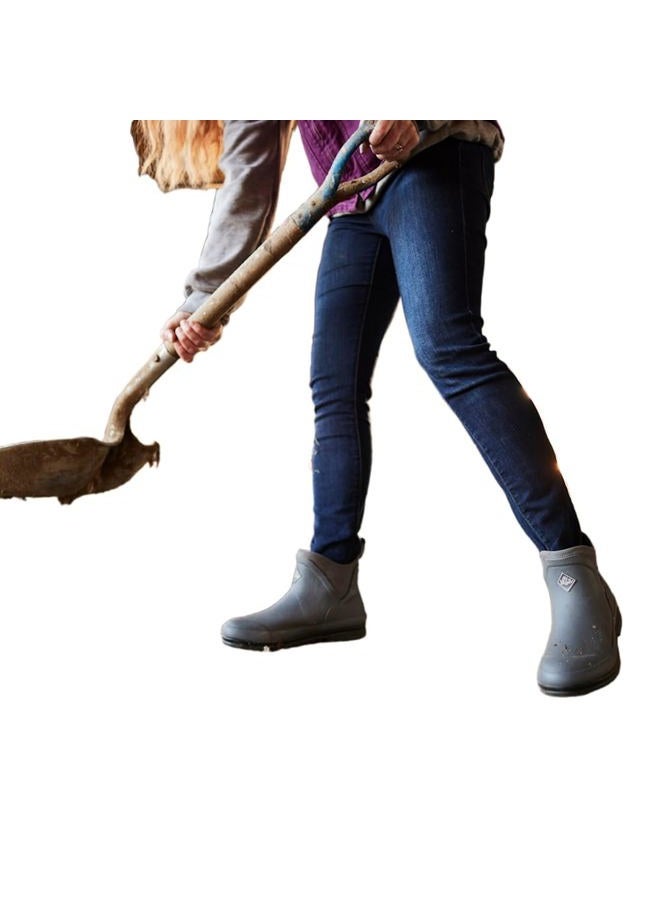 Muck Boots Women's Originals Ankle Rain Boot, Grey, 42 EU - Image 2