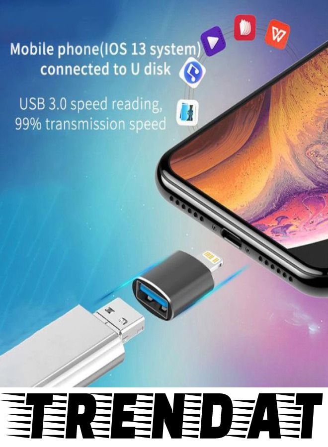 OTG adapter reader and support for camera card, mouse, keyboard and memory card - no applications required - Image 3