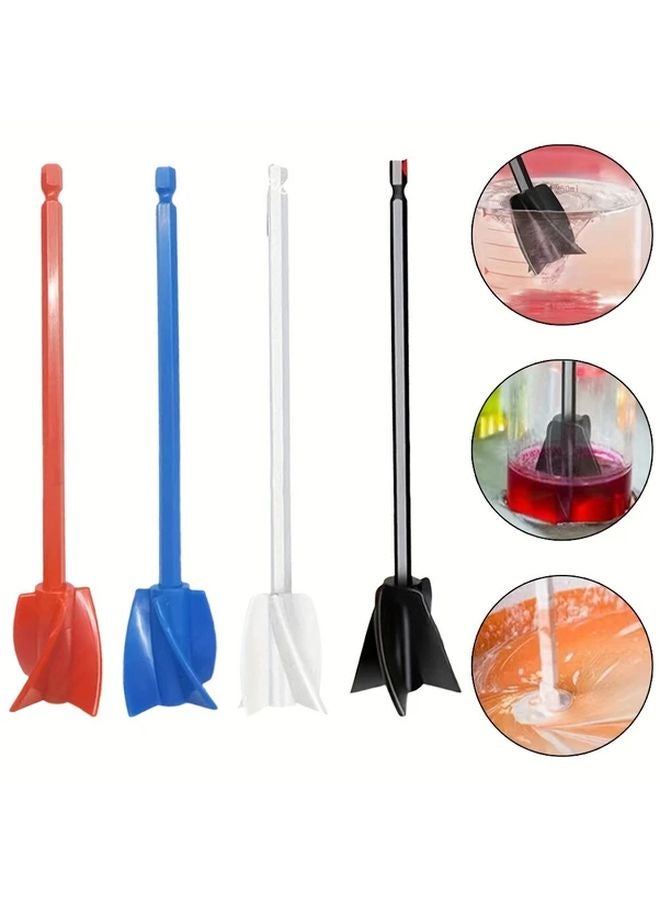 1pc Blue Heavy Duty Waterproof ABS Paint Mixing Rod with Non Slip Grip - Image 4
