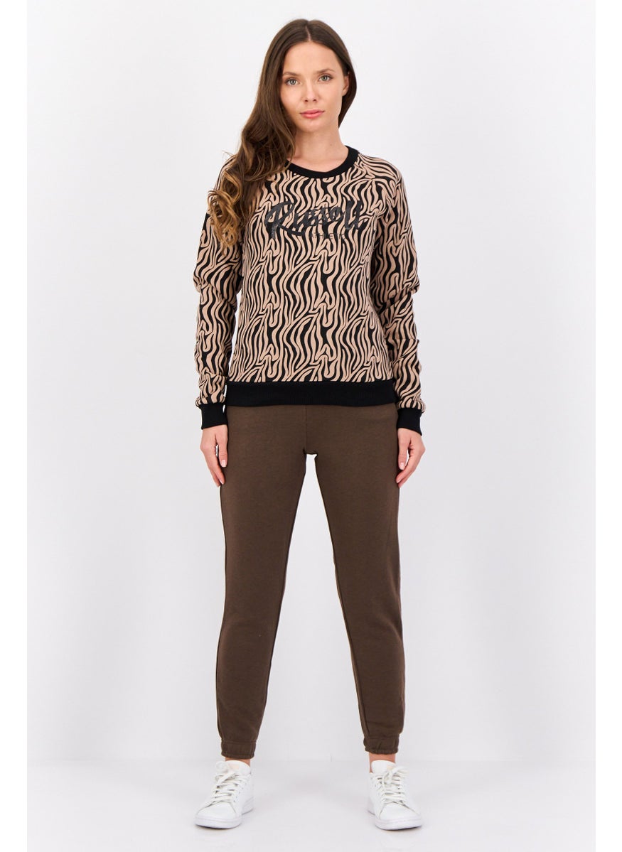 Russell Athletic - Women Sportswear Fit Long Sleeves Outdoor Sweatshirt, Multicolor - Image 1