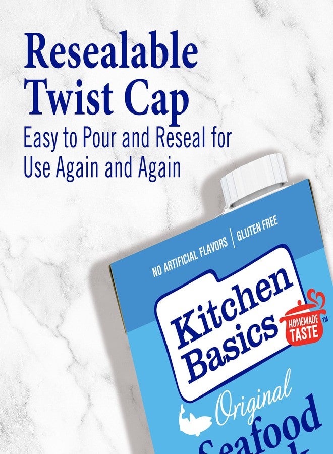 Kitchen Basics Seafood Stock - 32 oz Carton for Enhanced Flavor Recipes, Gumbo, Soup or Seafood Pasta - Image 3