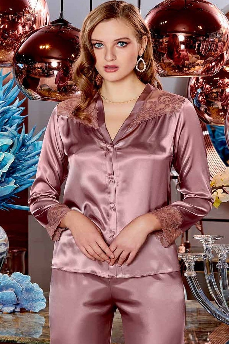 Jeremi Dowry Lace Satin Set of 6 - Image 4