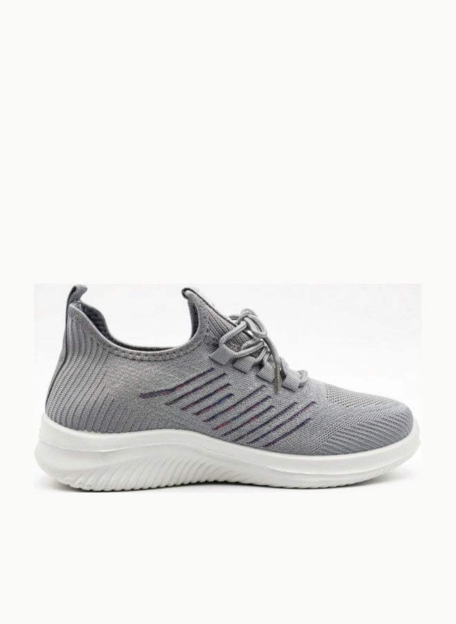 ORDER Men's Lightweight Running Shoes - (OD-321)Grey - Image 1
