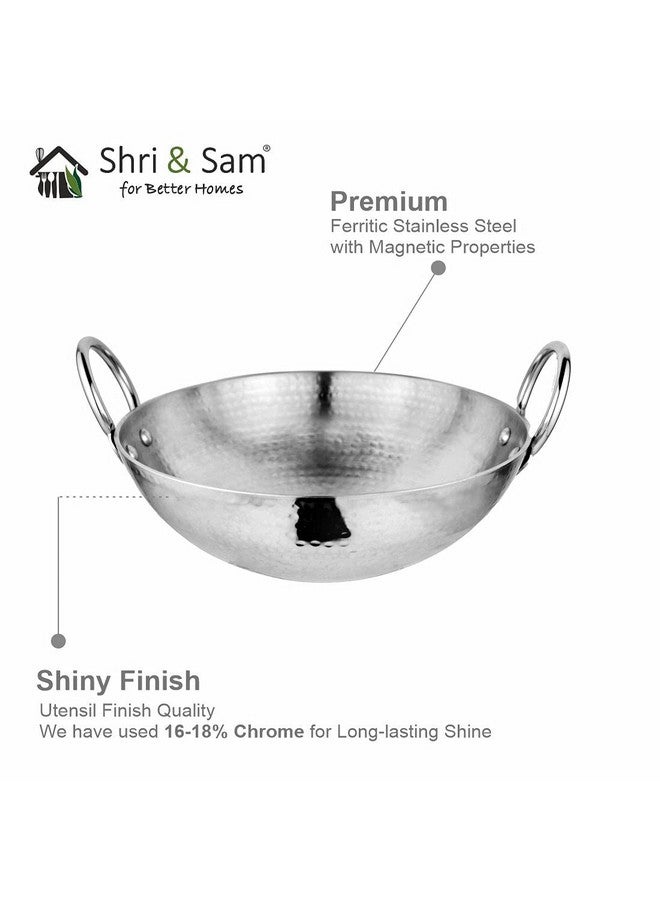Shri & Sam قدر شري وسام من الفولاذ المقاوم للصدأ بوزن ثقيل، 2.5 مم، 20 سم، 1.1 كجم، 1.5 لتر - Image 4