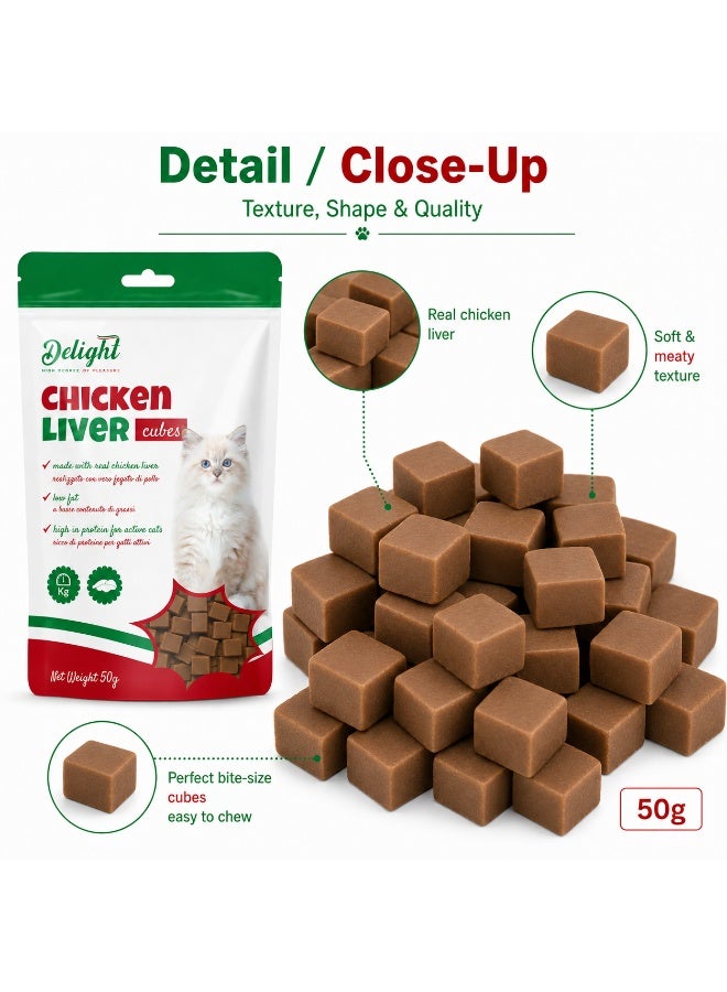 Delight Chicken Liver Cubes - Image 4