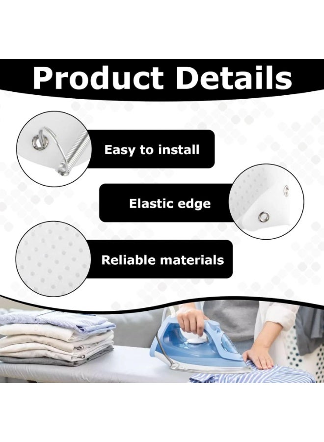 2 Pcs Universal Iron Protective Cover Shield,Iron Covers,Iron Protective Cover,Iron Pad,Ironing Pad For Garment Fabric Protection, Anti-Burn Mesh Cover Easy Installation Iron Sole Plate Accessory - Image 3
