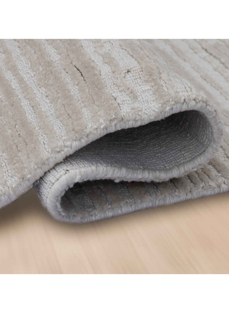 ISABELLA - BAMBOO SILK RUG - 150X230 CM - IVORY - Image 2