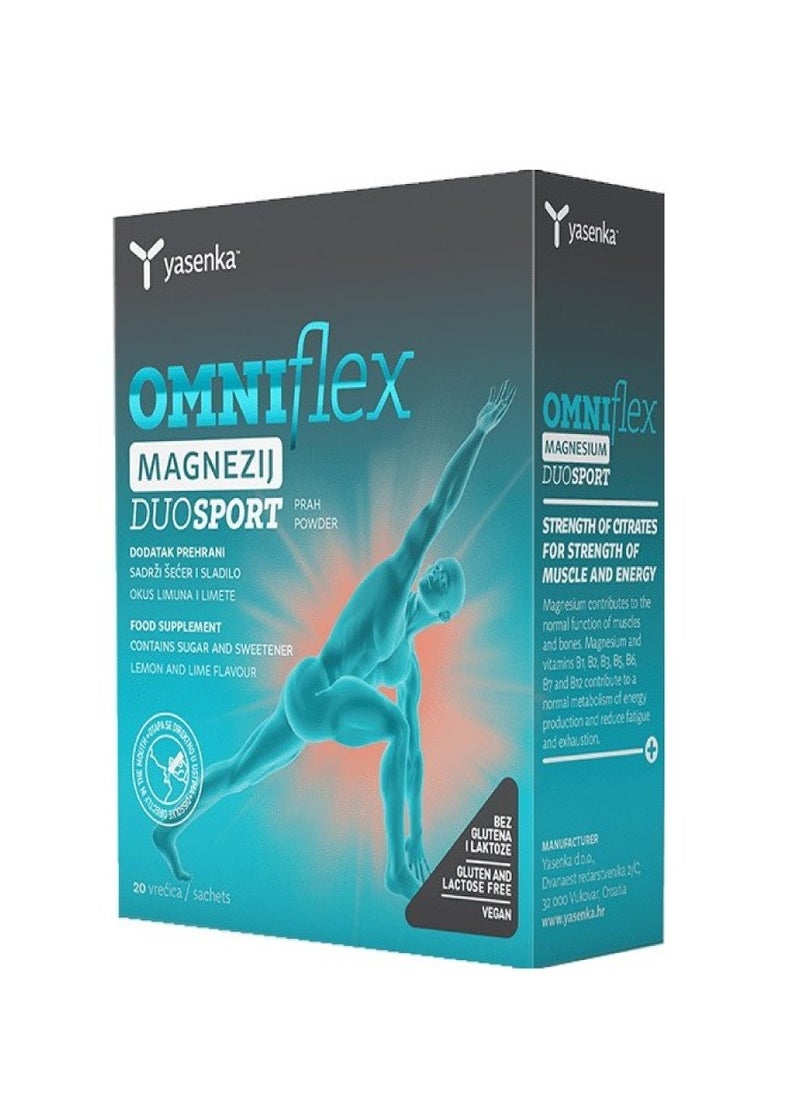 Yasenka - YASENKA OMNIFLEX MAGNEZIJ DUOSPORT SACH 20'S - Image 1