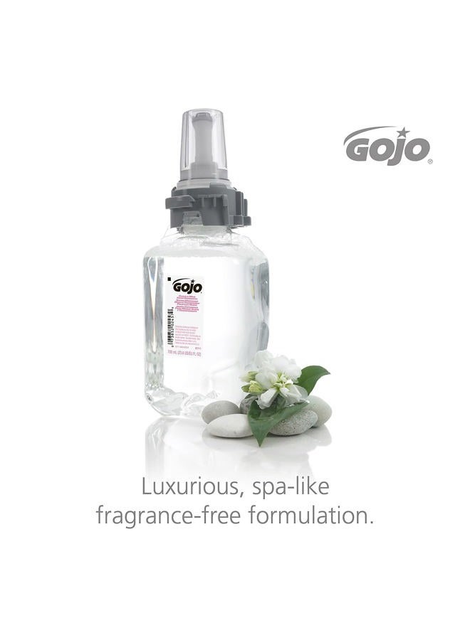 Gojo Clear & Mild Foam Handwash, EcoLogo Certified, 1200 mL Foam Hand Soap Refill LTX-12 Touch-Free Dispenser (Pack of 2) - 1911-02 - Image 5