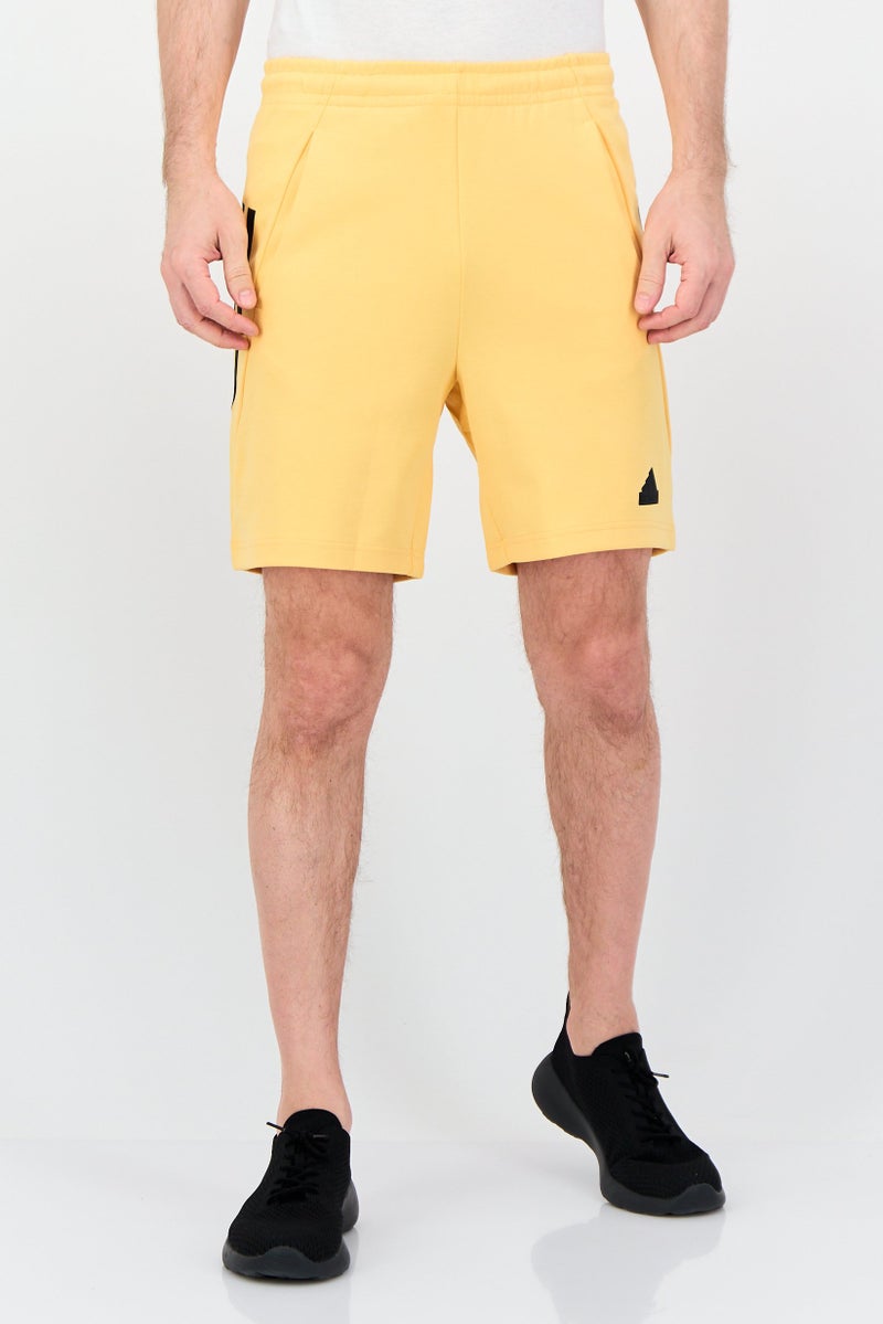 Adidas Men Sportswear Fit Training Shorts, Yellow - Image 1