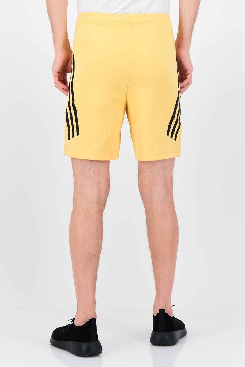 Adidas Men Sportswear Fit Training Shorts, Yellow - Image 3