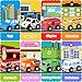 Vinkp Toddler Car Toys Toy Cars for Toddlers Wooden Cars Toys for Toddler Boy 22 PCS Cars and Trucks Toy Vehicles Set with Playmat Storage Box Wood Montessori Toys for Baby Birthday Gift - Image 4