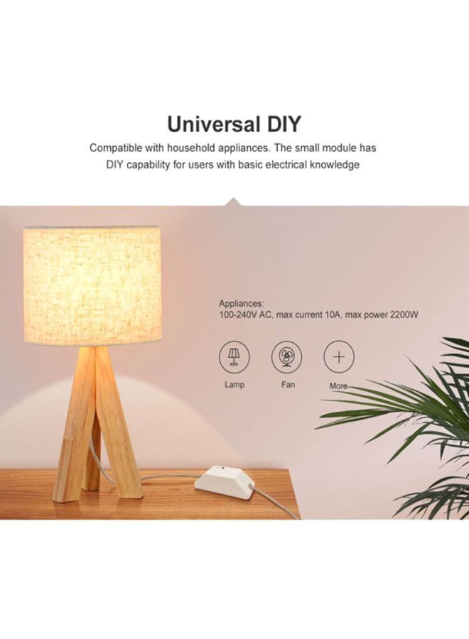 NIBEMINENT Basic R3 WIFI DIY Smart Switch With Timer White 9.1x4.3x2.5cm - Image 4