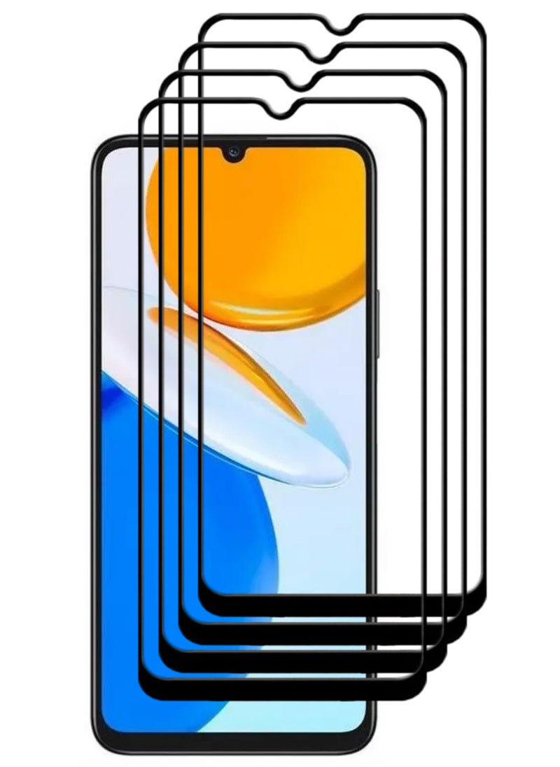 ACLIX 4 Pieces Antistatic ESD Dustproof Premium Quality High Definition Tempered Glass Screen Protector Designed For Honor X7 - Image 1