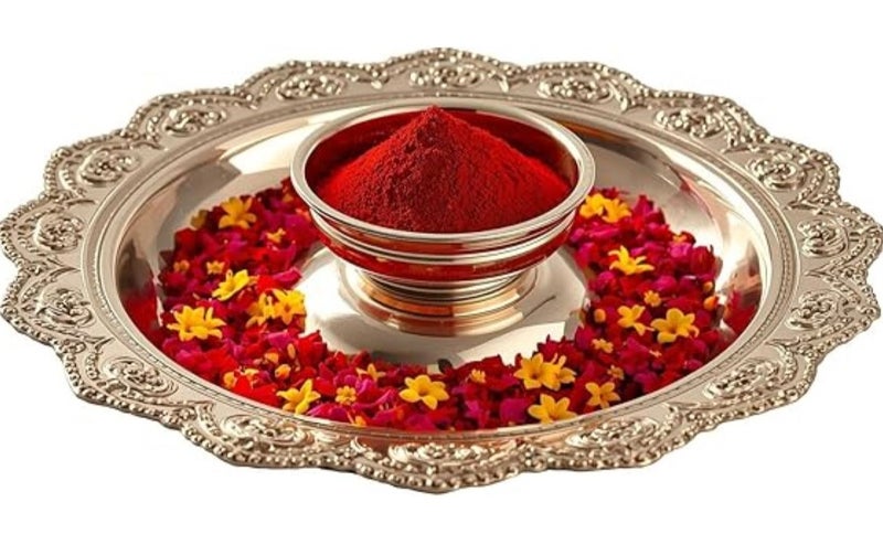 Red Kumkum & Sindoor Powder | 40 g | Premium Tilak Powder for Pooja, Religious Rituals & Traditional Ceremonies - Image 3