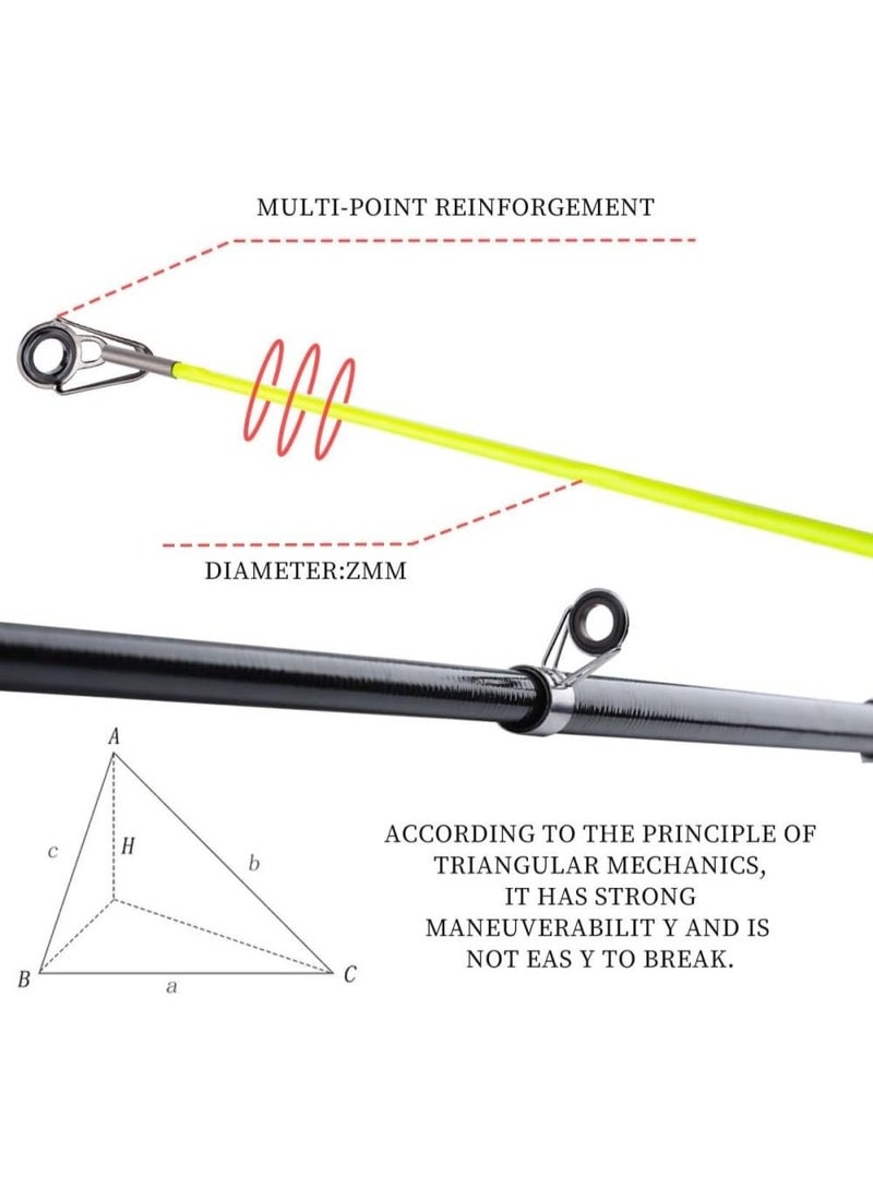 Arabest Fishing Rods, Long-Cast Spinning Sea Fishing Rod w/Sliding Luya Online-Free Handle Fishing Tackle - Image 5
