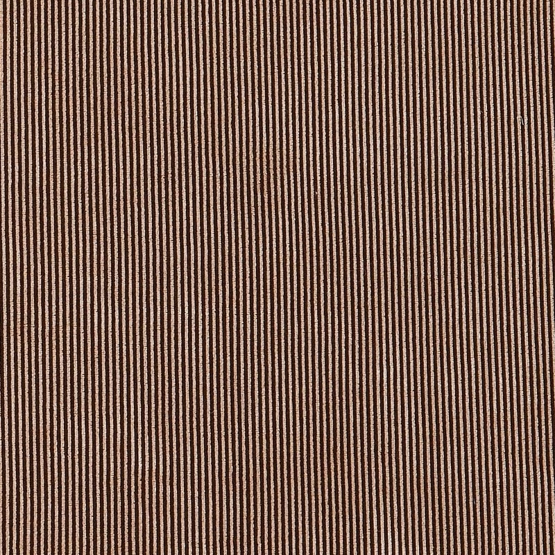 Surefit Home Décor Stretch Stripe Box Cushion Ottoman One Piece Slipcover, Stretch Form Fit, Polyester/Spandex, Machine Washable, Brown Color (SF37760) - Image 4