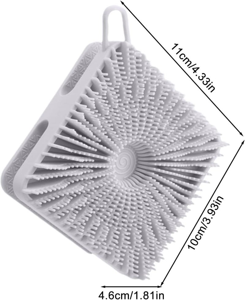 windforgecraft Scalp Scrubber,2 In 1 Hair Scrubber - Soft Double-Sided Scalp Bath Shower Scrubber Loofah Brush for Sensitive Kids Women Men - Image 5