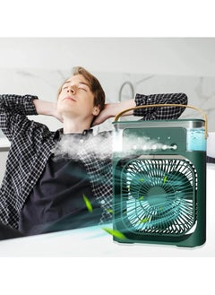 WEIDASI Portable Mist Sprinkler Fan With 5 Water Outputs And 3 Speeds And 7 Different LEDs Light Colours 600ml Capacity  - Image 3