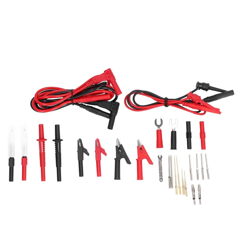 JT8040 Automotive Multimeter Test Leads Kit with Brass Piercing Probes and 4mm Banana Plugs - Image 2