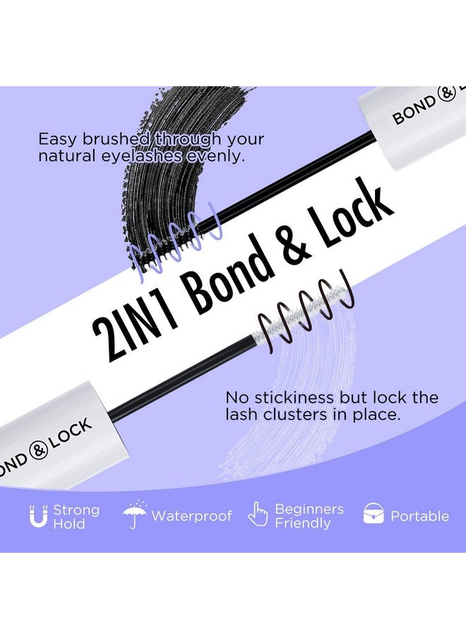 BEYELIAN Lash Bond And Seal Glue, Waterproof Strip Lash Glue For Eyelash Clusters, Long Lasting Wear Bond And Seal Lash Clusters Glue, Latex Free Sealant Super Strong Diy Eyelash Extension Glue, 10Ml  - Image 2