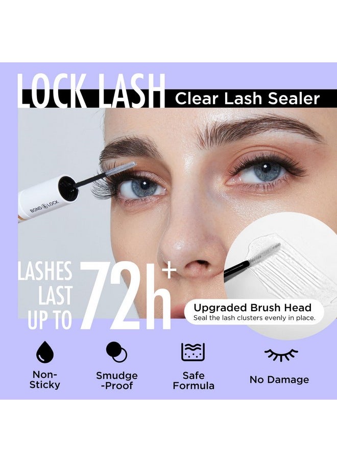 BEYELIAN Lash Bond And Seal Glue, Waterproof Strip Lash Glue For Eyelash Clusters, Long Lasting Wear Bond And Seal Lash Clusters Glue, Latex Free Sealant Super Strong Diy Eyelash Extension Glue, 10Ml  - Image 4