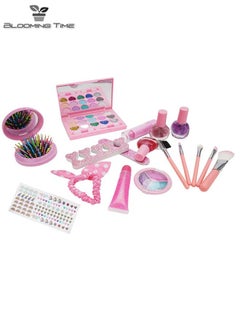 BLOOMING TIME Girls DIY makeup toys cosmetics nail makeup little star handbag set  - Image 3