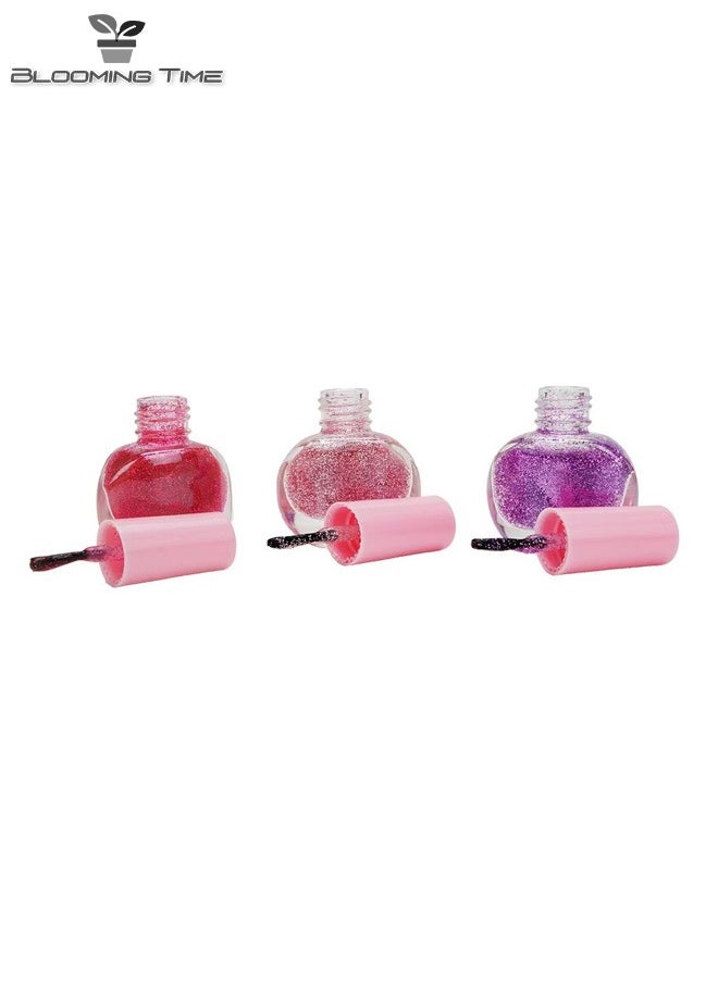 BLOOMING TIME - Girls DIY makeup toys cosmetics nail makeup little star handbag set - Image 1
