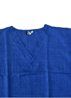 Rannah's Uniform Melange Scrub Suit Uniform Unisex Royal Blue V-Neck Nurse Suit Set  - Image 3