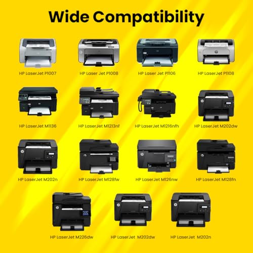 LAPCARE 88A/CC388A Laser Toner Printer Cartridge | for HP Laser Jet P1007/P1008/P1106/P1108, Pro M1136/M1213nf/M1216, Pro M202dw / MFP M128/ M226 | Up to 1500 Pages Yield - Image 2
