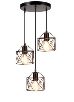 RATSAW Hanging Pendant Lights Vintage 3 Lights Ceiling Lamp for Kitchen Dining Room Bulbs Include  - Image 1