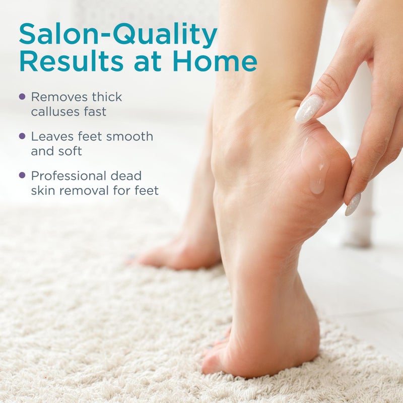 Lee Beauty Professional مزيل مسامير القدمين الاحترافي من Lee Beauty - 8 أونصة، تركيبة أصلية قوية - جل قوي للغاية، نتائج سبا القدمين المنزلية - مستلزمات البشرة الجافة والمتشققة - Image 3