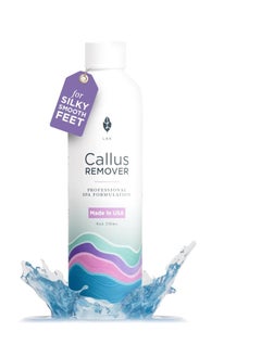 LEE Lee Beauty Professional Callus Remover for Feet - 8 Oz, Original, Powerful Formulation - Extra Strength Gel, Home Pedicure Foot Spa Results - Cracked & Dead Dry Skin Supplies  - Image 1