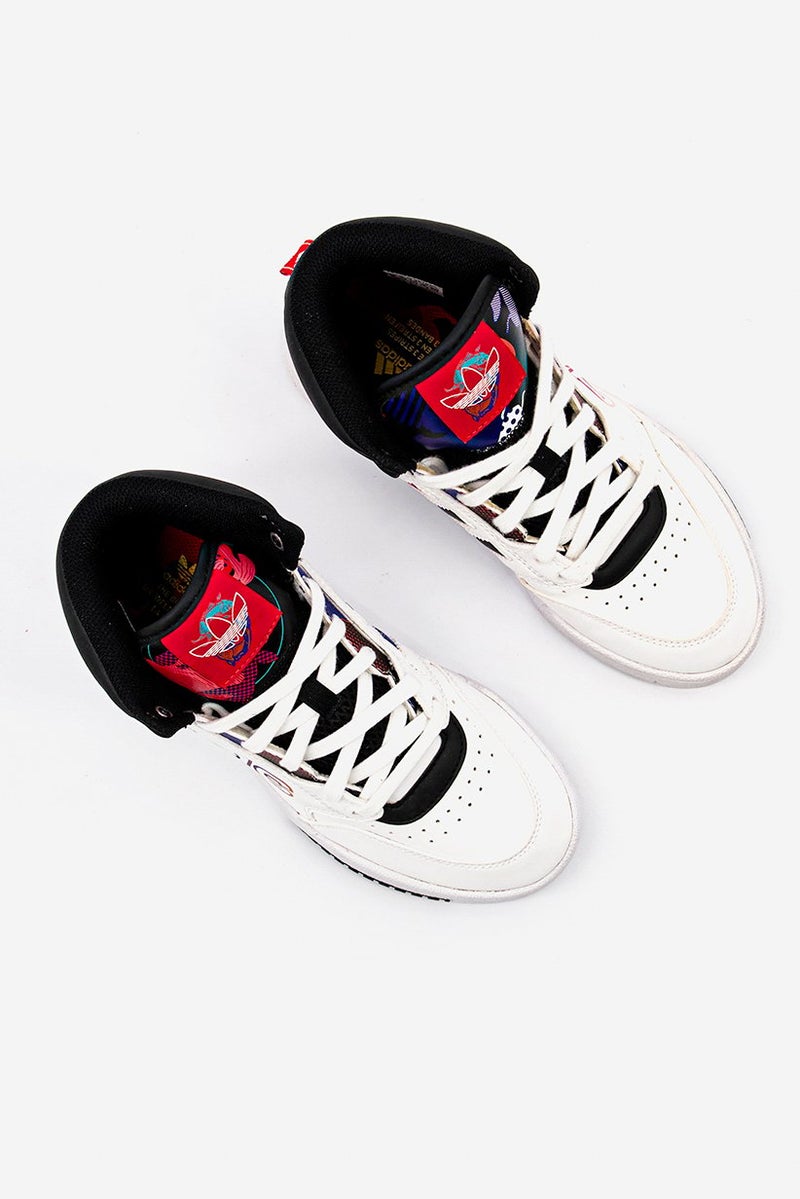 adidas Originals Women Drop Step Lace Up Shoes, White  - Image 4