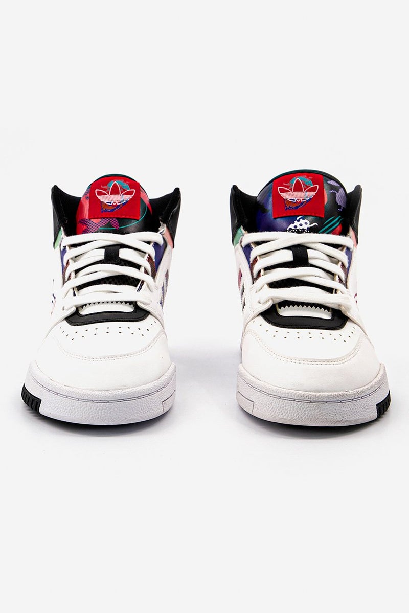 adidas Originals Women Drop Step Lace Up Shoes, White  - Image 2