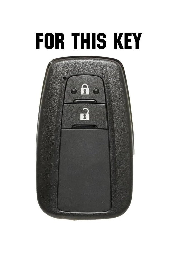 QASULER Silicone Car Key Fob Cover for Toyota - Image 2