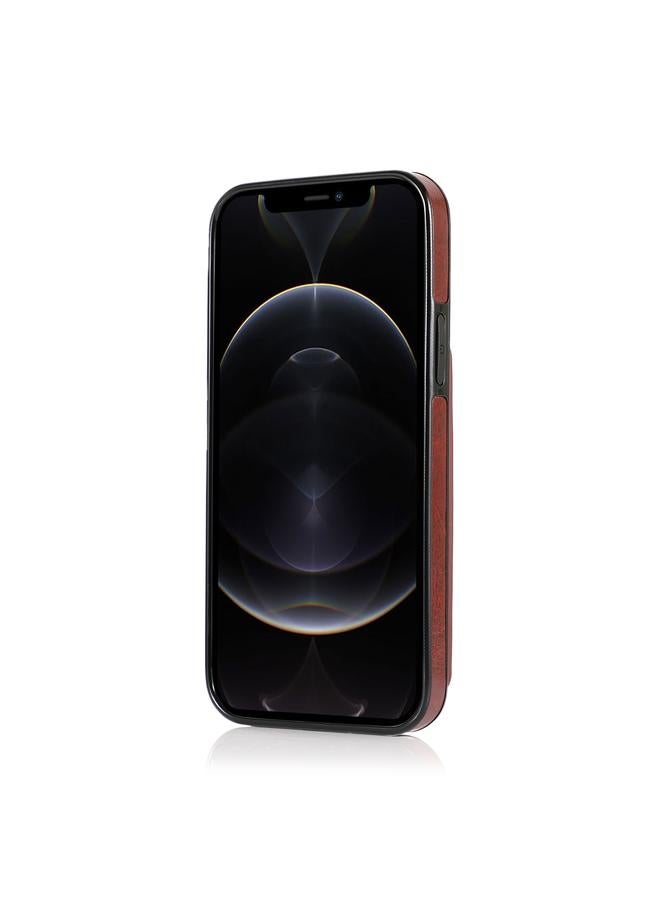 Zaboon Case For iPhone 13 Pro Max Shockproof PU + TPU Protective Case with Card Slots & Holder - Image 3