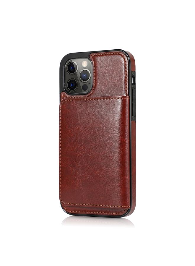 Zaboon Case For iPhone 13 Pro Max Shockproof PU + TPU Protective Case with Card Slots & Holder - Image 2