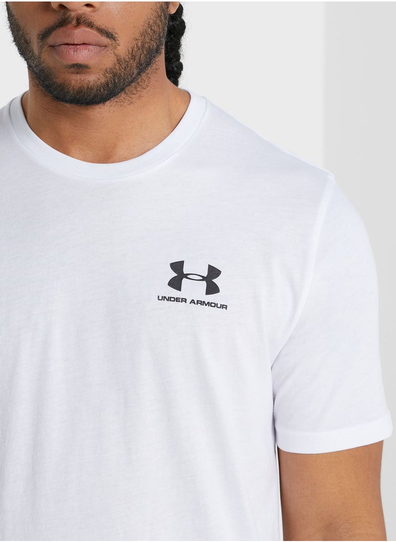 UNDER ARMOUR - Sportstyle LC Logo Short Sleeve T-shirt - Image 1