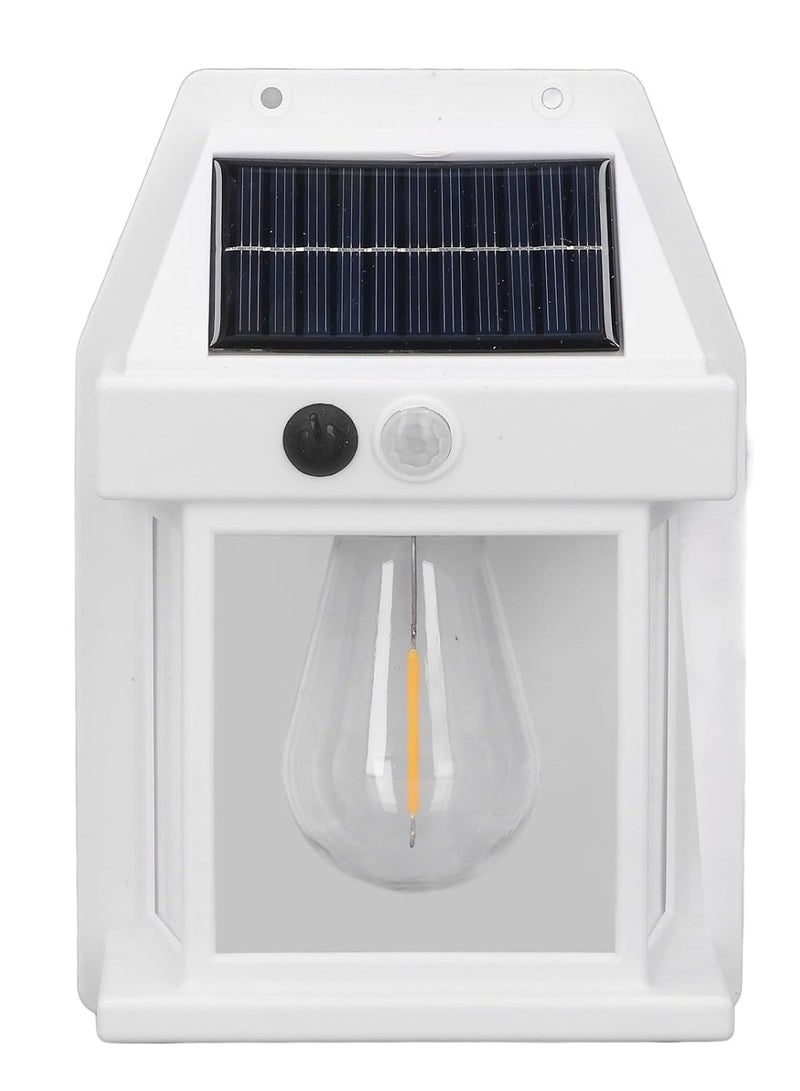 Solar Tungsten Wall Light, High Temperature Resistant 3 Modes Exterior Lighting Fixtures ABS Easy to Install with Screws for Yards - Image 3