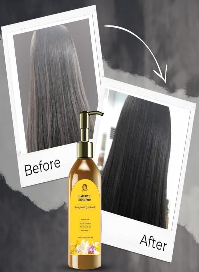Hair dye shampoo for Women & Men All Hair Types| Natural & Long-Lasting Color | Ammonia-Free, Paraben-Free, Plant-Based Hair Dye | Home Hair Color Solution 100ml (pack 3) - Image 3