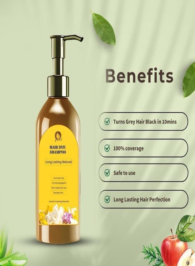 Hair dye shampoo for Women & Men All Hair Types| Natural & Long-Lasting Color | Ammonia-Free, Paraben-Free, Plant-Based Hair Dye | Home Hair Color Solution 100ml (pack 3) - Image 5