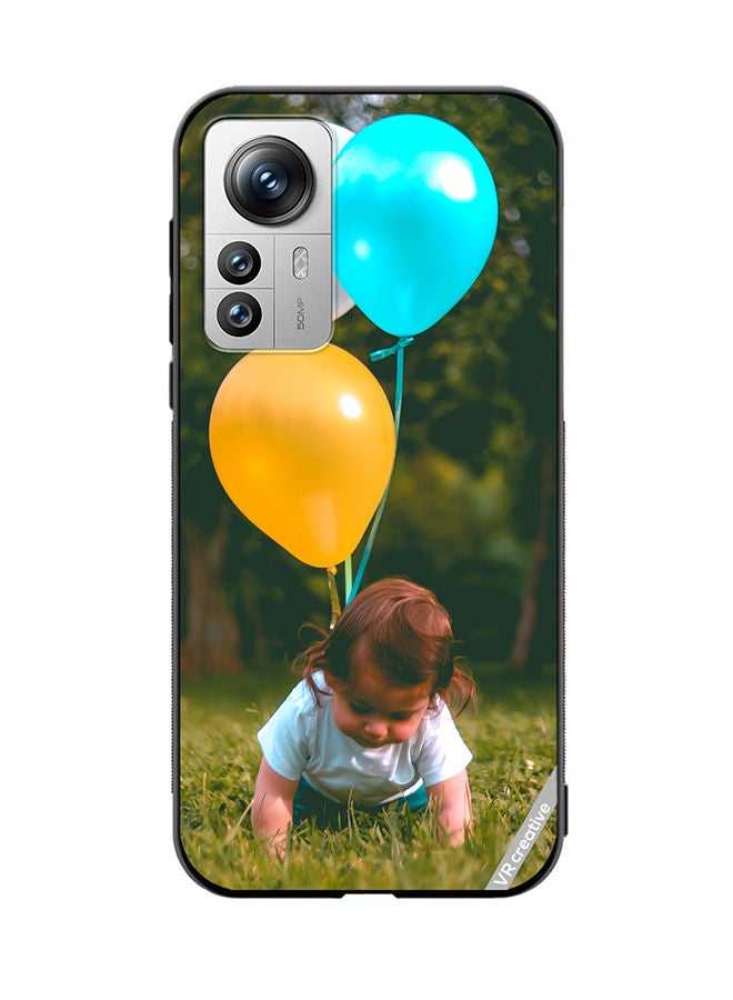 VR CREATIVE Protective Case Cover For Xiaomi 12X Boy With Balloons Design Multicolour - Image 1