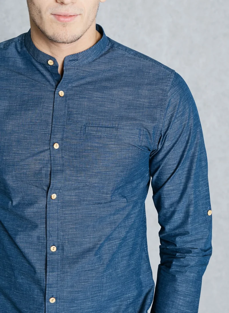 JACK & JONES Ryan Nehru Collar Shirt