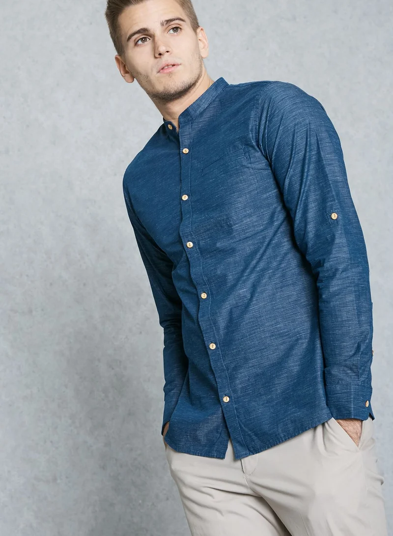 JACK & JONES Ryan Nehru Collar Shirt