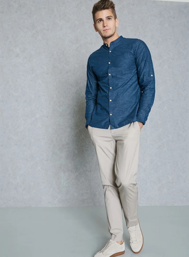 JACK & JONES Ryan Nehru Collar Shirt