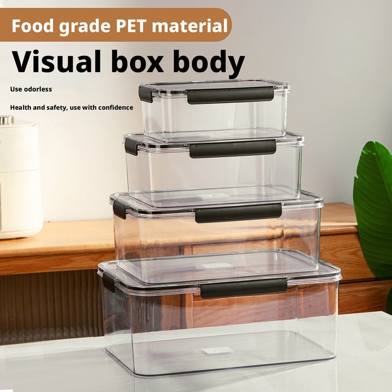 Plastic Food Storage Container with Lid - Image 1